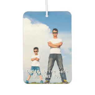 Désodorisant Pour Voiture Voiture sécuritaire Photo personnalisée Papa Voitu