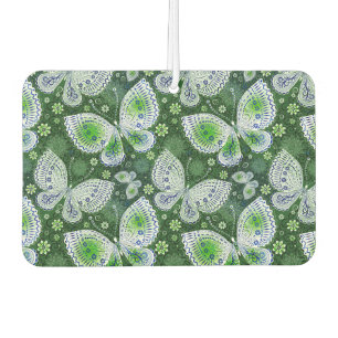 Désodorisant Pour Voiture Voler vers l'extérieur Papillon Paisley Imprimer v