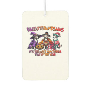 Désodorisant Pour Voiture Whippet Halloween Thanksgiving Christmas Surdimens