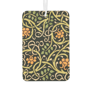 Désodorisant Pour Voiture William Morris Black Floral Art
