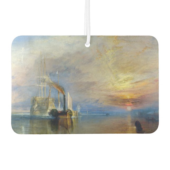 Désodorisant Pour Voiture William Turner - Le Temeraire de combat (Devant)