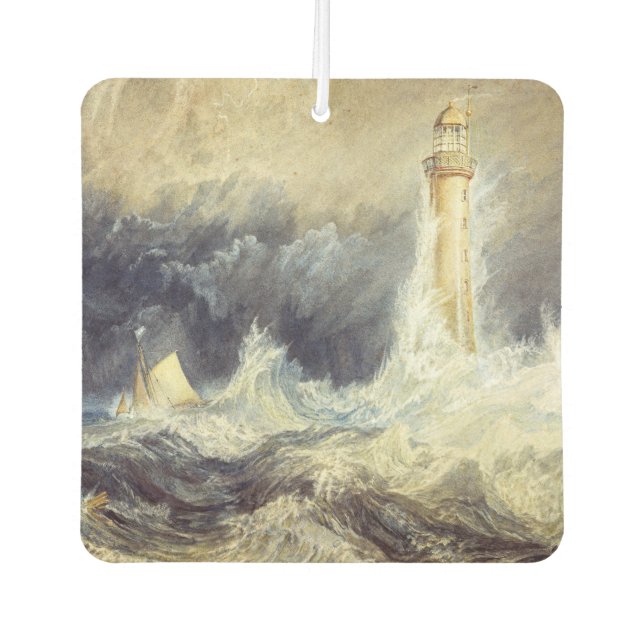Désodorisant Pour Voiture William Turner - Phare de Bell Rock (Devant)