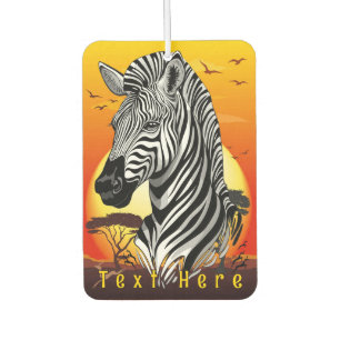 Désodorisant Pour Voiture Zebra African Savanna Wild Animal
