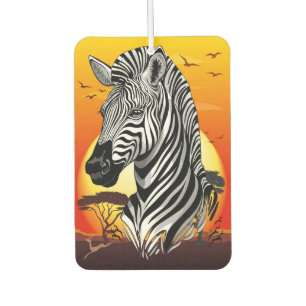 Désodorisant Pour Voiture Zebra African Savanna Wild Animal