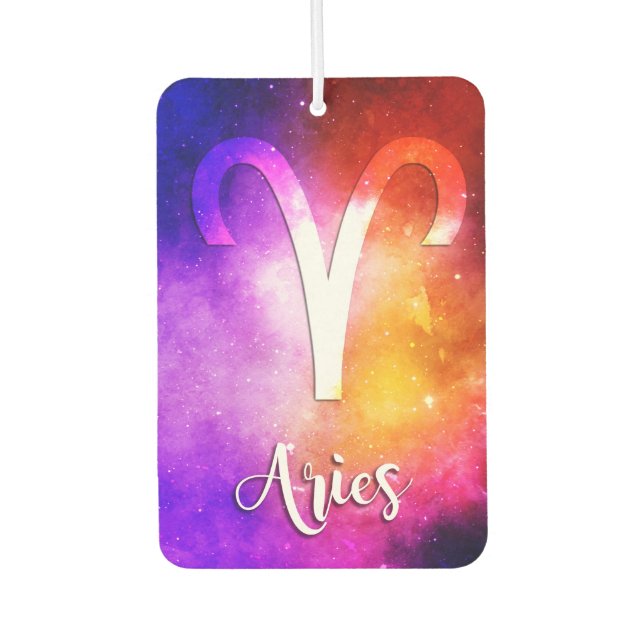 Désodorisant Pour Voiture Zodiac : Bonbons Spatiaux Aries (Devant)