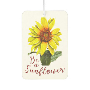 Désodorisant tournesol pour voiture