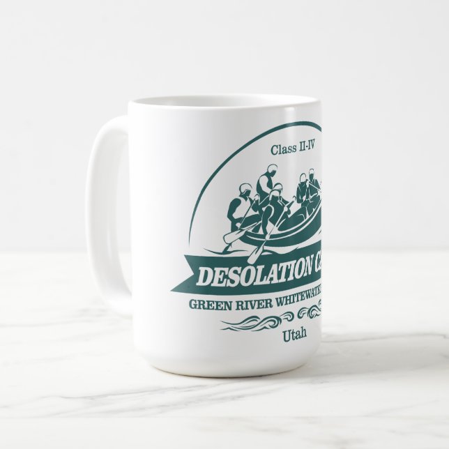 Desolation Canyon (rafting2) Kaffeetasse (Vorderseite Links)
