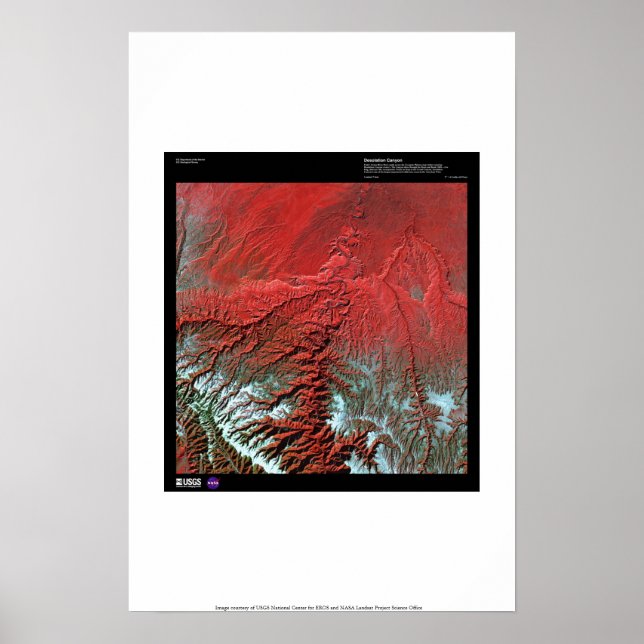 Desolation Canyon Utah Poster (Vorne)