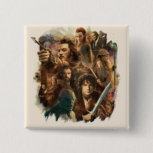 DESOLATION DER SMAUG™-Zeichen Button (Vorderseite)