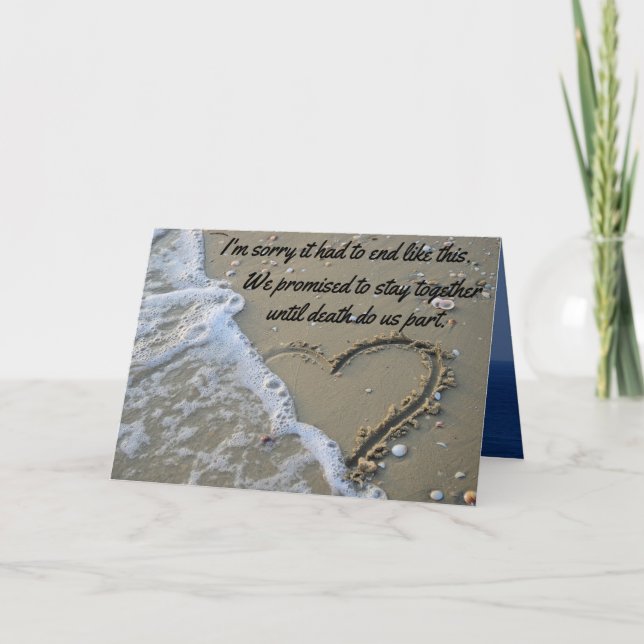 Désolé Il A Dû Se Terminer Comme Cette Drôle Carte (Devant)