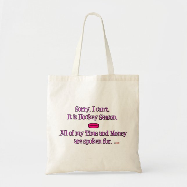 Désolé je ne peux pas sac fourre-tout à maman (Devant)