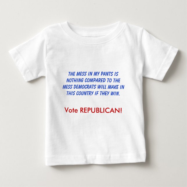 Désordre dans mon T-shirt de bébé de pantalon (Devant)