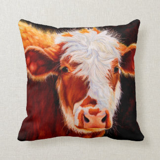 Despote Wooly - coussin velu de vache à veau de