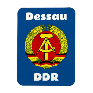 Dessau, DDR, Dessau, Deutschland (Ossi) Magnet