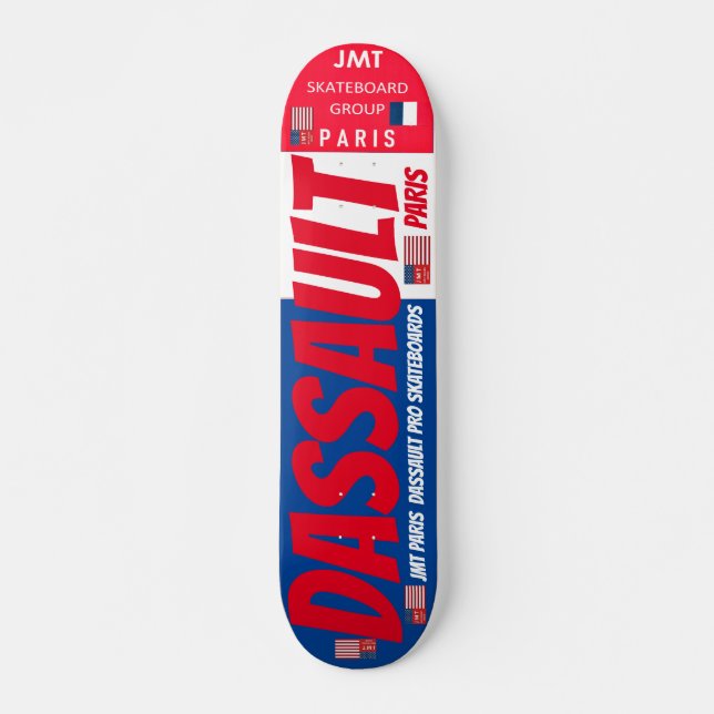 DESSAULT JMT PARIS 7 3/4" Skateboard Deck (Vorne)