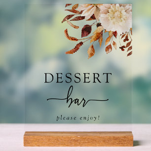 Dessert-Bar-Acrylschild Acrylschild