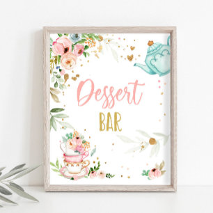Dessert-Bar-Teeparty-Baby-Baby-Party Poster