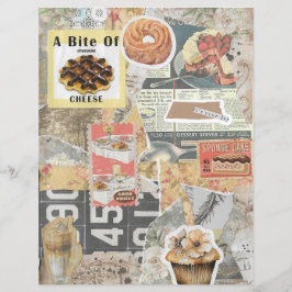 Dessert & Coffee Vintag Ephemera Decoupage