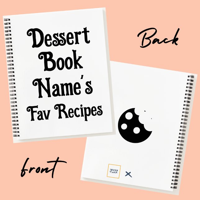 Dessert Livre Recettes Préférées Collection Carnet (Créateur téléchargé)