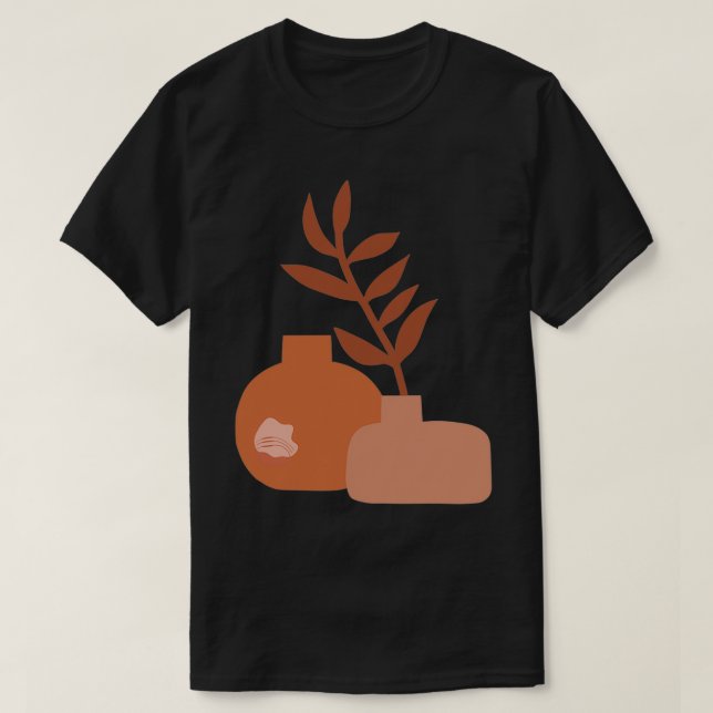 Dessert Moon Modern Abstrakt Boho PrintSee other T-Shirt (Design vorne)