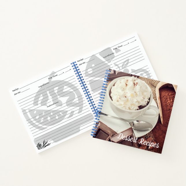 Dessert Recipe Notizbuch (Innenseite)