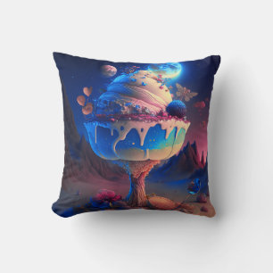 DESSERT x DESERT - Köstliche Kuchenfantasie Kunst Kissen
