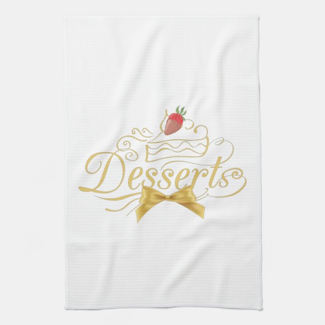 Desserts Geschirrtuch (Vertikal)