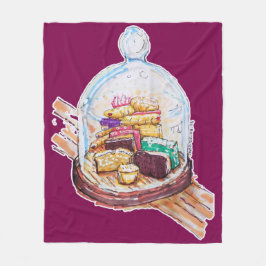 Desserts unter dem Glasdach Fleecedecke