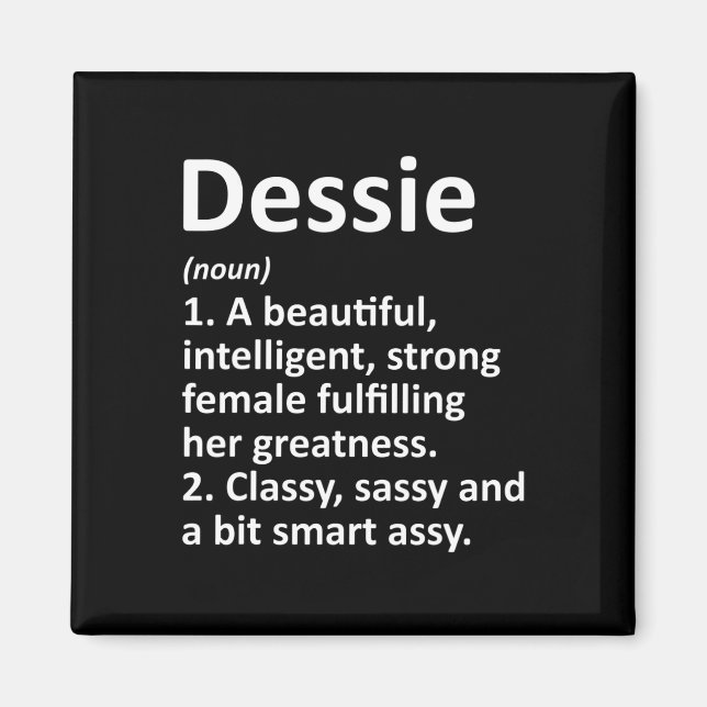 Dessie Definition Personalisiert Name Funny Christ Magnet (Vorne)