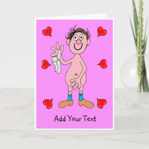Dessin caricatural d'une carte homme