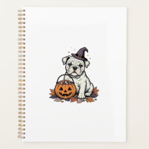Dessin de citrouille de bouledogue d'Halloween gra