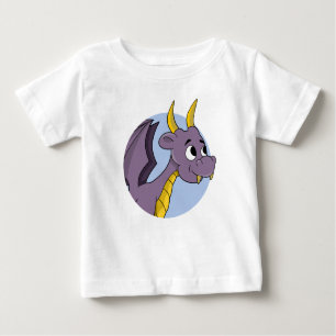 Dessin de dragon violet bébé T-shirt