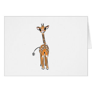 Dessin de la girafe de la mignonne