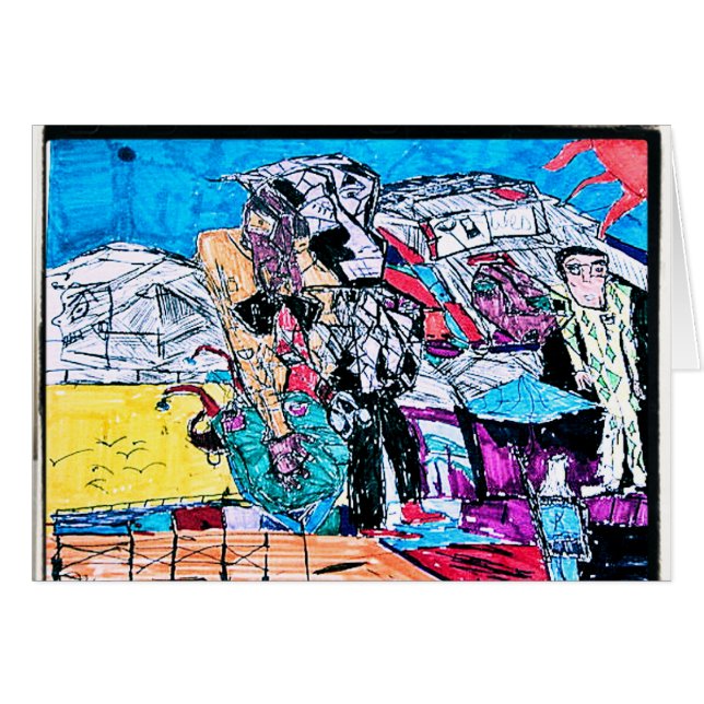 dessin de la rivière or (Devant horizontal)