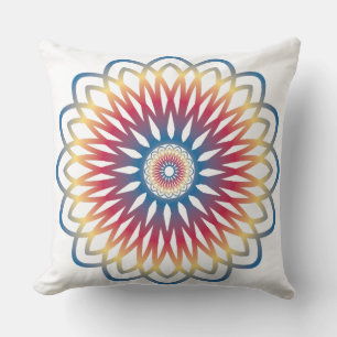 dessin de mandala pour coussin jeté