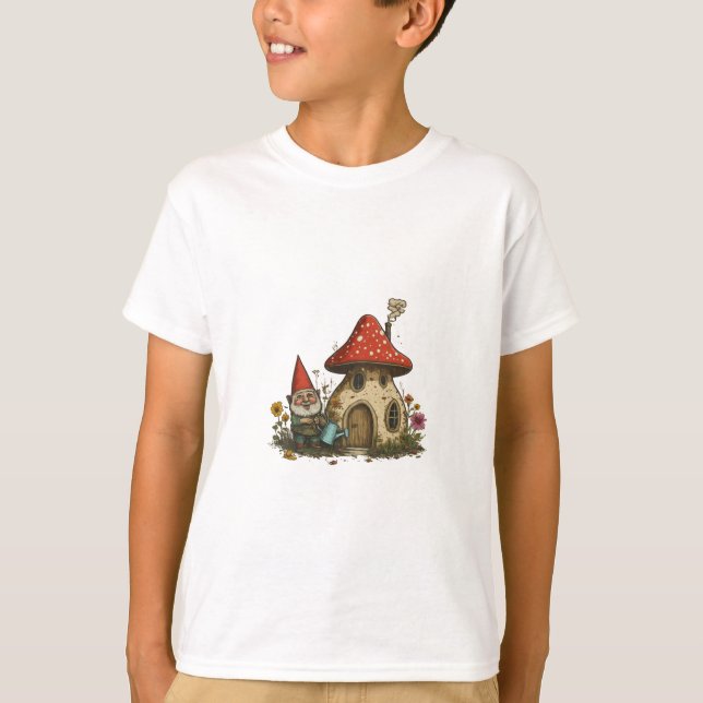 Dessin de Masroom sur le design des T-shirts (Devant)