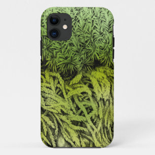Dessin de mousse avec coque iphone de superpositio