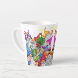 Dessin de Noël Latte Mug Gift Gnome Party