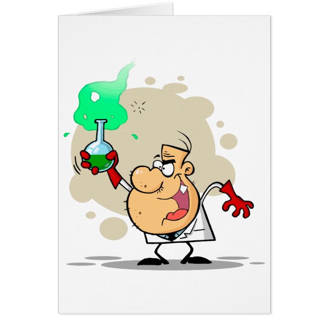 dessin de scientifique fou (Devant)