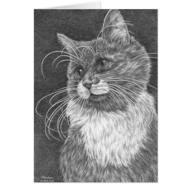 Dessin de Whiskers Cat par Kelli Swan (Devant)