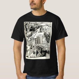 Dessin d'encre "Modern Warfare" T-shirt