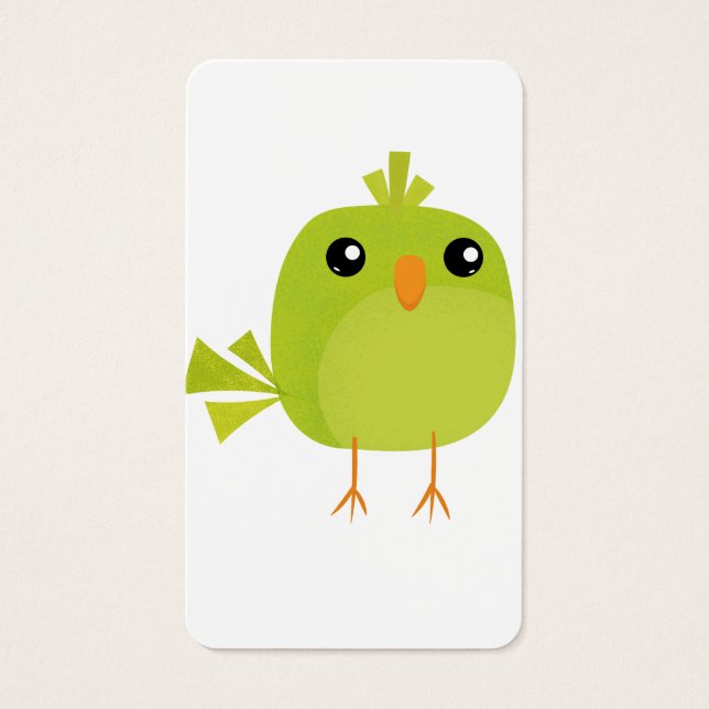 Dessin d'oiseau vert (Devant)