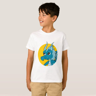 Dessin du dragon bleu T-Shirt