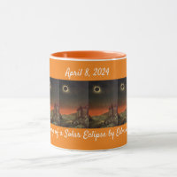 Dessin d'une éclipse solaire par Edmund Weiss Mug