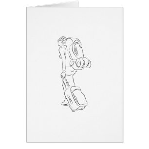 Dessin femelle de voyageur