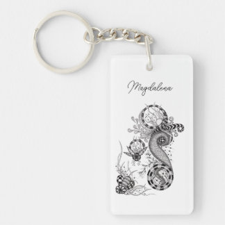 Dessin floral Tangle -
