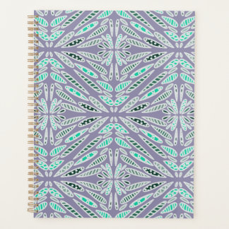 Dessin funky floral géométrique