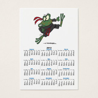 dessin humoristique de grenouille ninja
