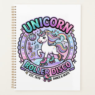 Dessin licorne roller disco POD prêt pour le march