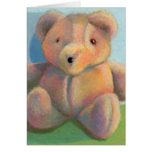 Dessin original bourré d'art de nounours mignon d